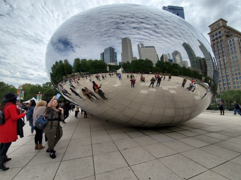 Chris takes a special selfie