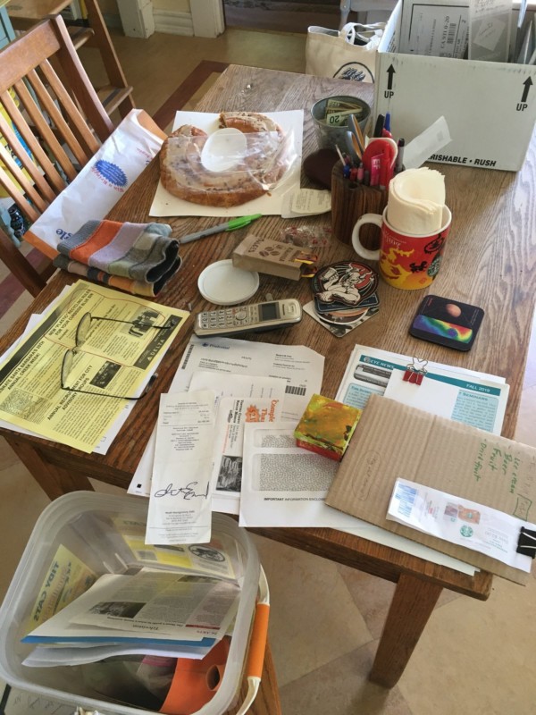 First of many shots showing Paul's kitchen management style