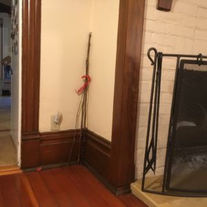 The marshmallow roasting sticks — still here