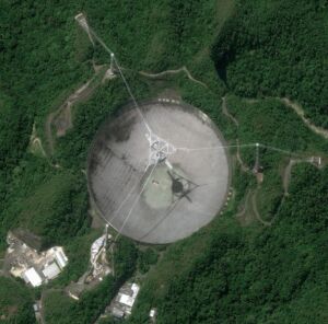 View of observatory from space; image acquired June 9, 2009, GeoEye-1 sensor